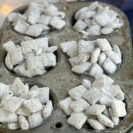 Close up looking at some dairy free puppy chow.
