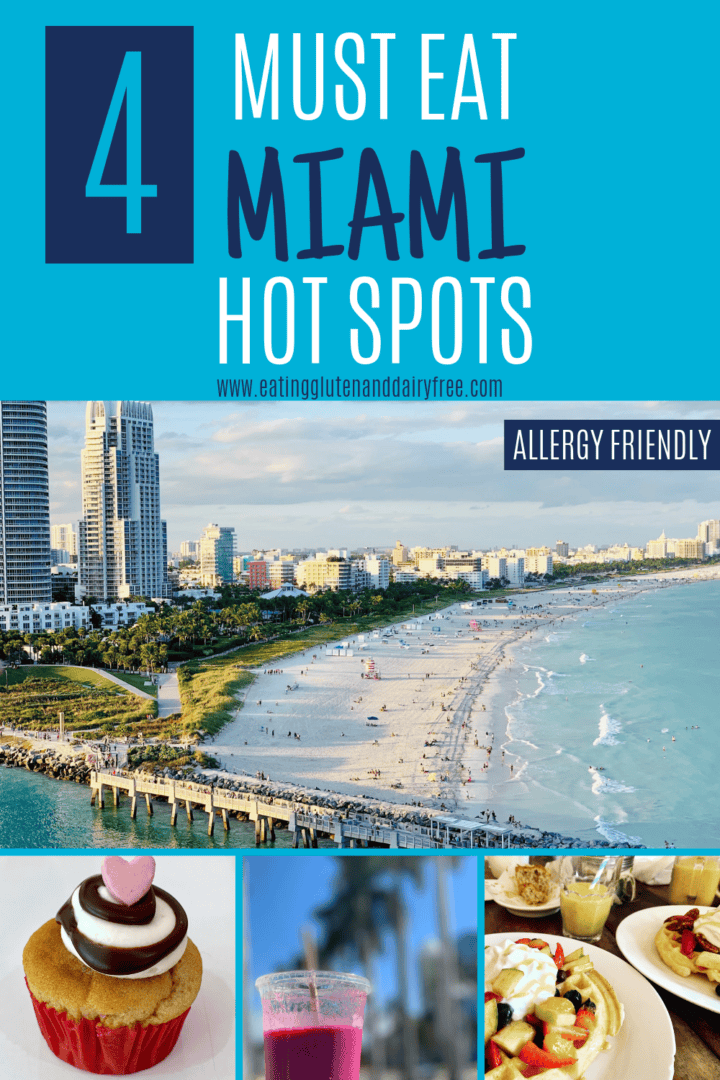 Miami gluten free and dairy free food travel guide graphic