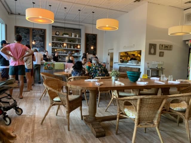 Vegan gluten free breakfast at Under the Mango Tree in Miami Beach