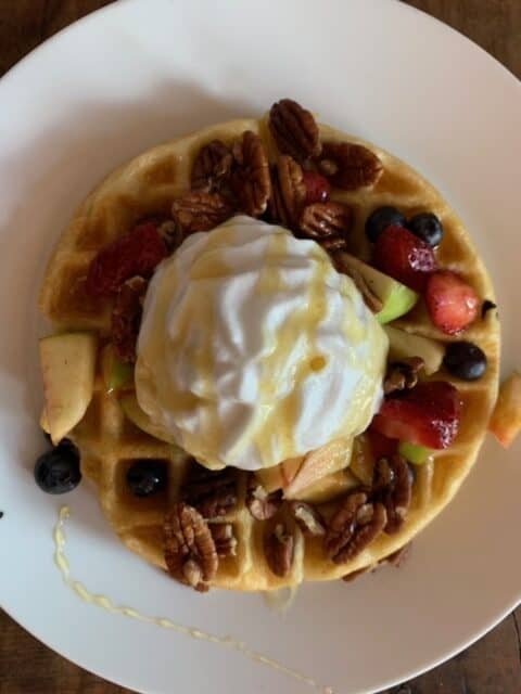 Breakfast at Lilikoi Organic Living, Miami Beach