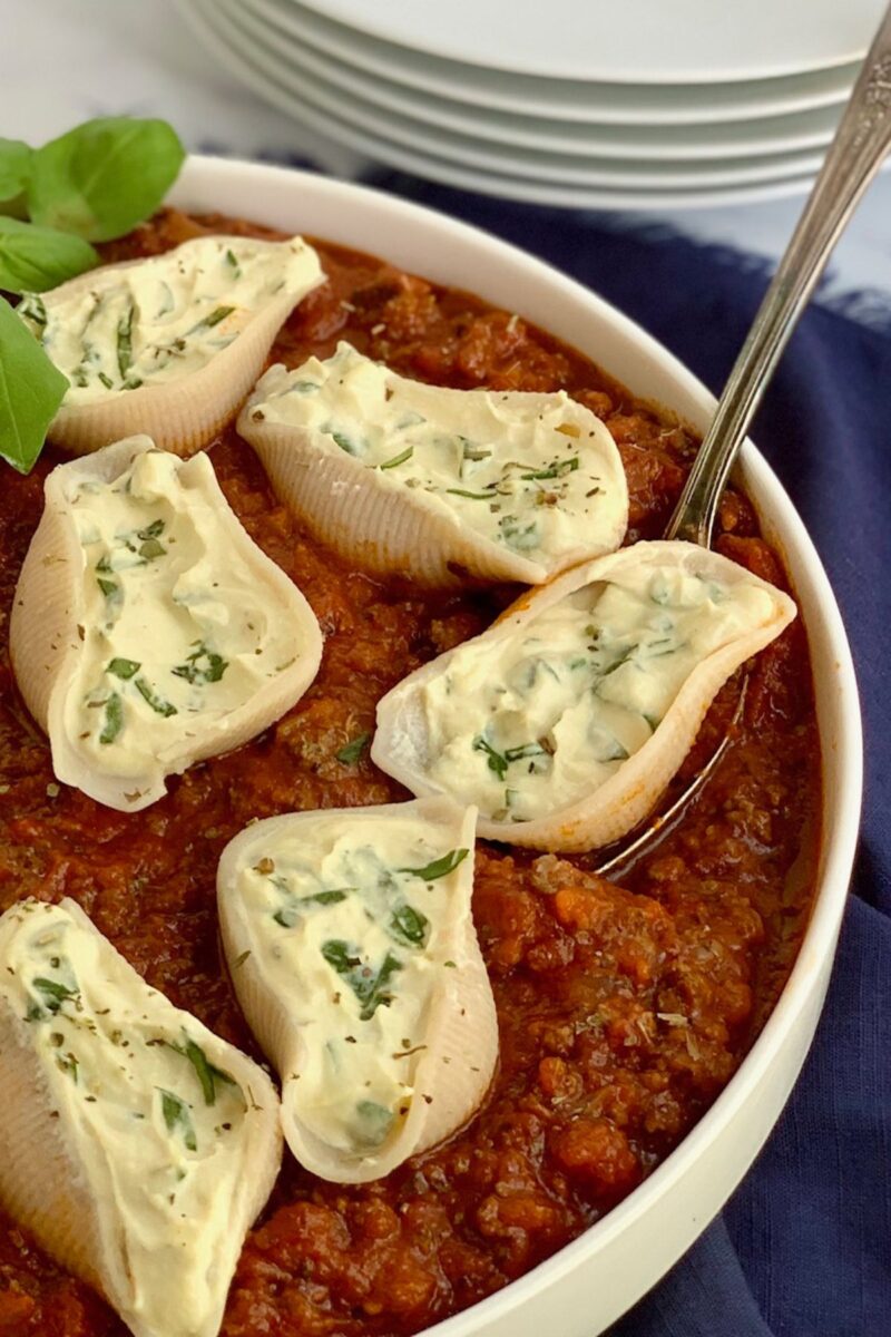 The Best Gluten Free Stuffed Shells (Dairy Free too) - Eating Gluten ...