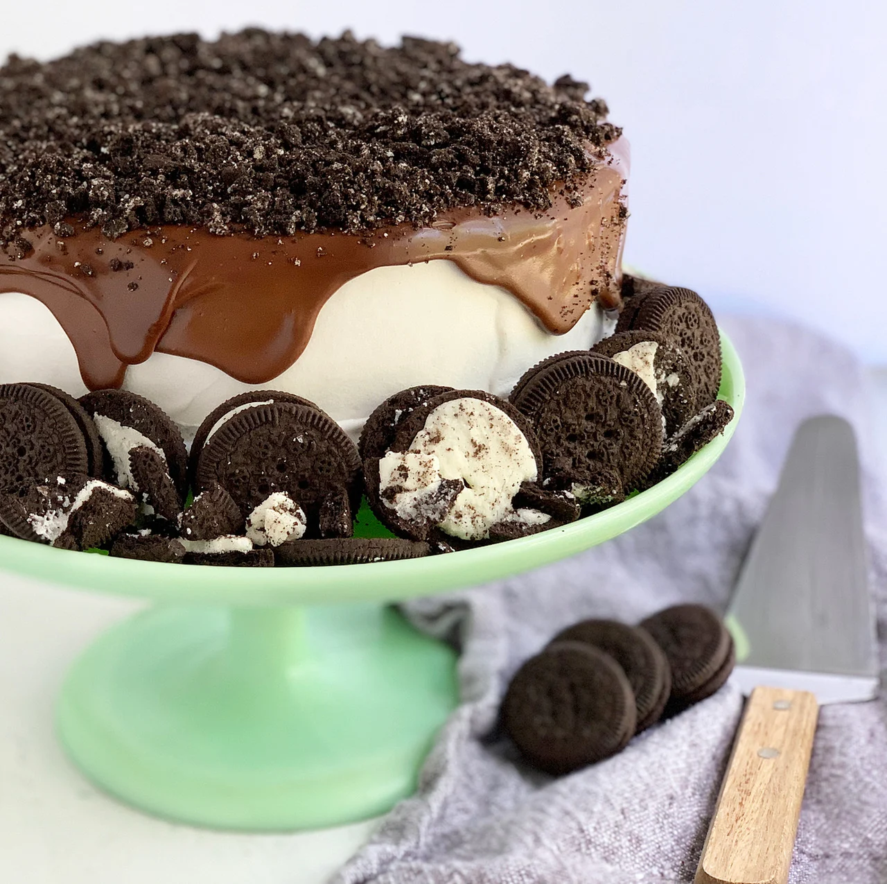 Gluten Free Oreo Icebox Cake (Dairy Free) • The Fit Cookie