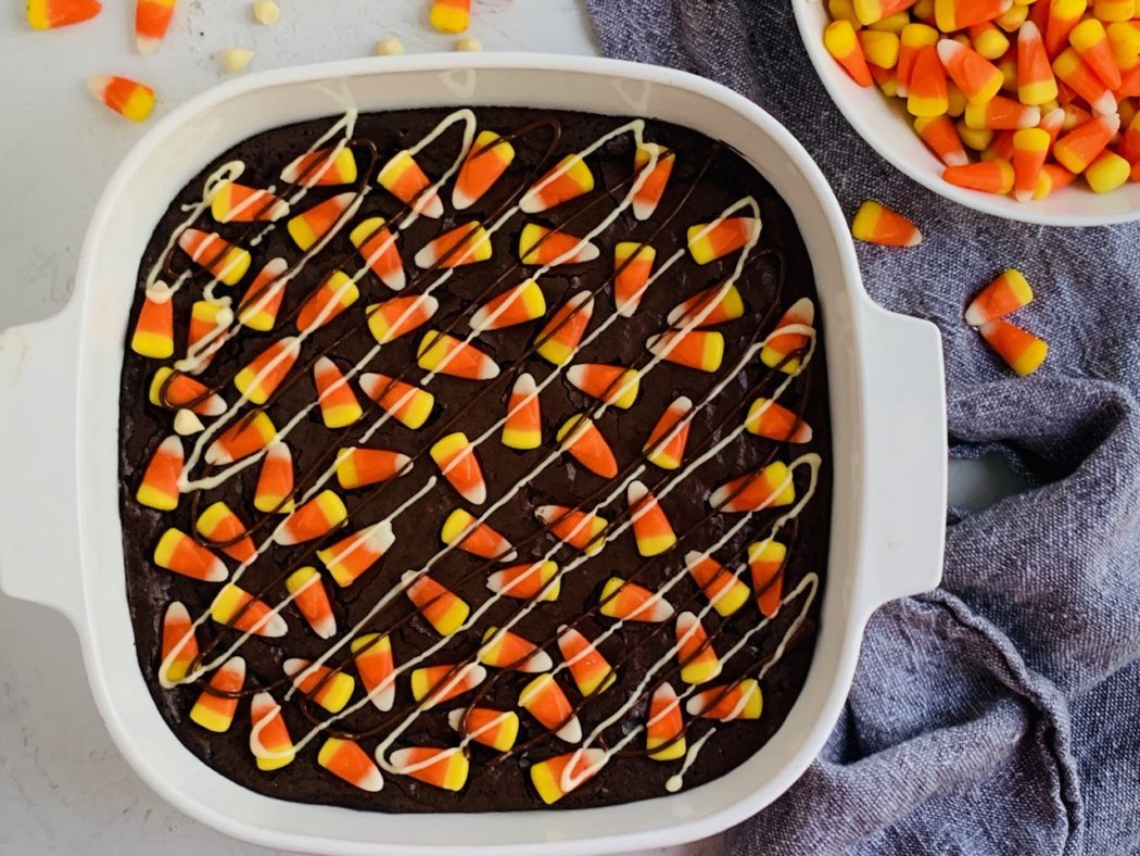 Candy Corn Brownies Eating Gluten and Dairy Free
