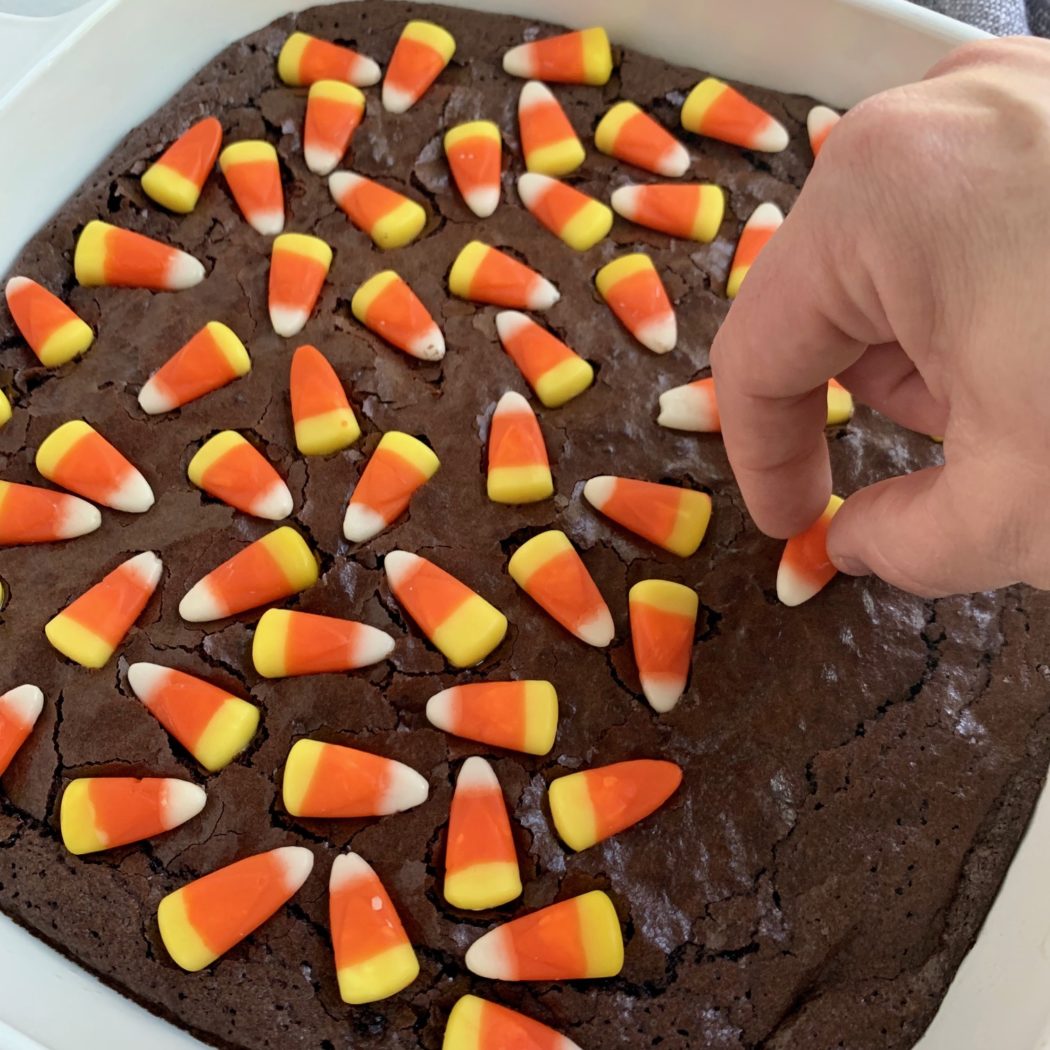 Candy Corn Brownies Eating Gluten and Dairy Free