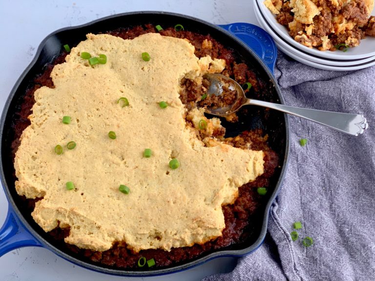 Cornbread Sloppy Joe Skillet