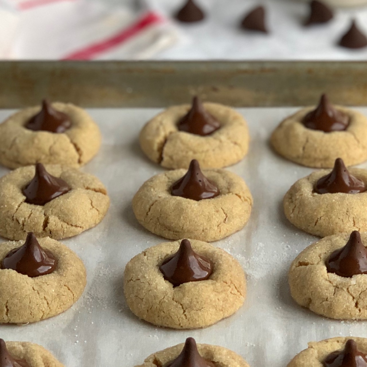 Chocolate Kiss Cookies Eating Gluten and Dairy Free