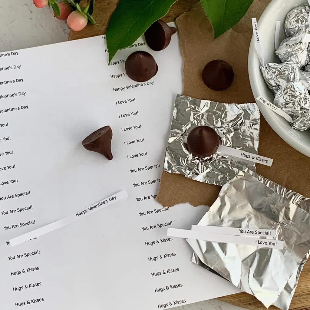 Easy DIY Modeling Chocolate - Kisses + Caffeine