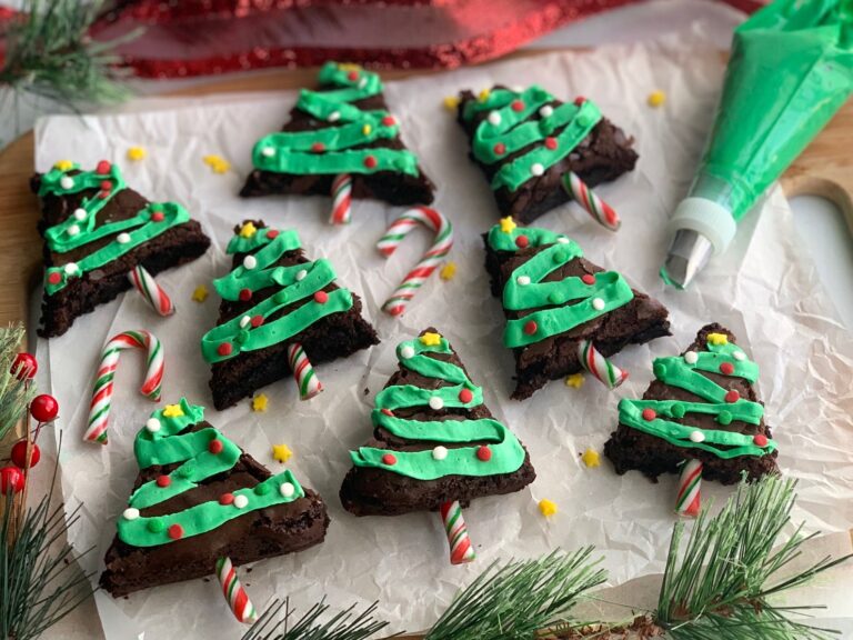 Christmas Tree Brownies