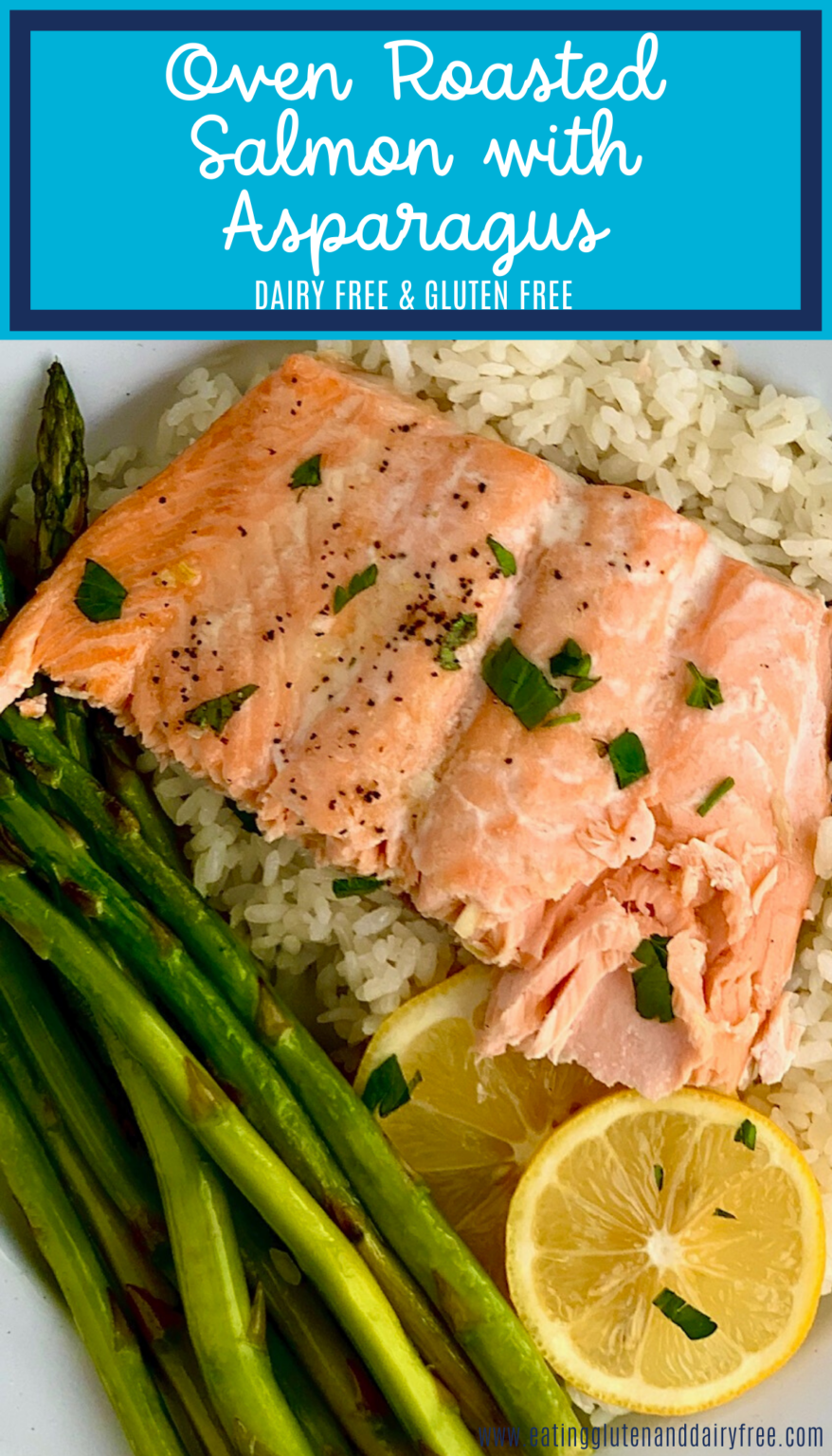 Oven Roasted Salmon Eating Gluten and Dairy Free