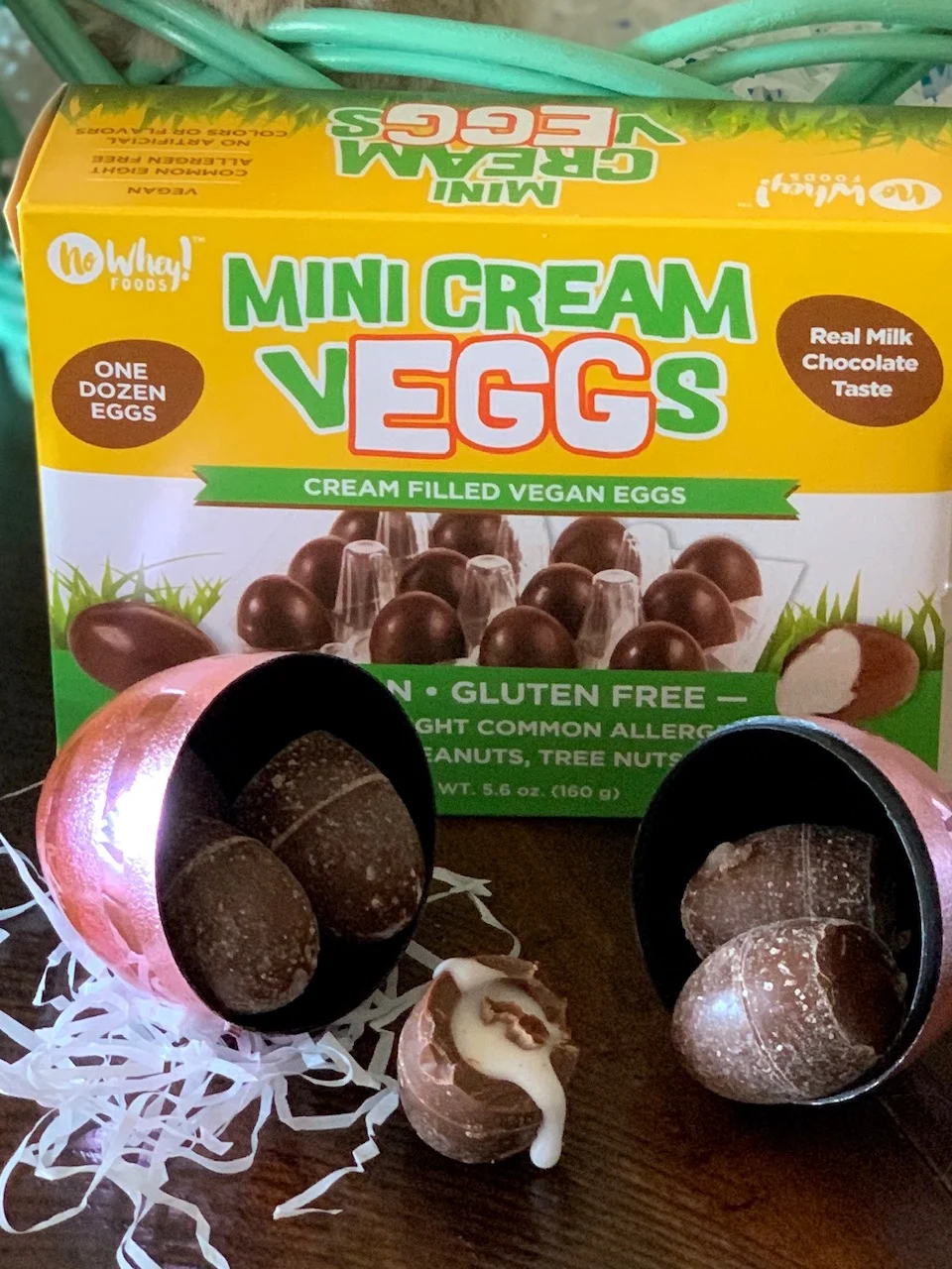 Cream filled Easter eggs.