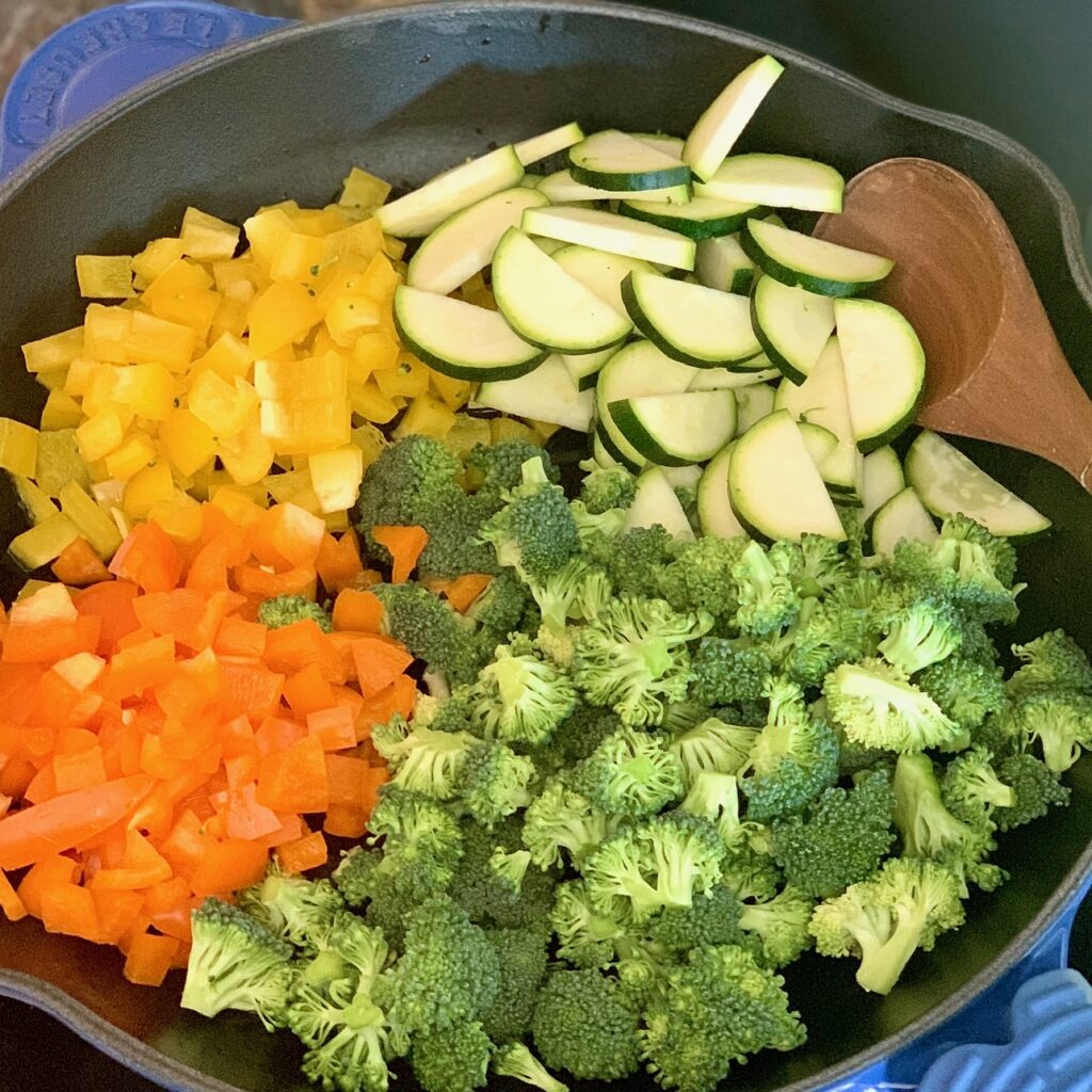 Gluten Free Veggie Pasta Salad (Dairy Free too)