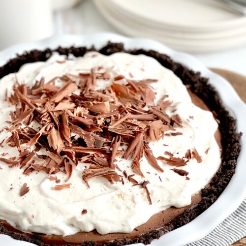 Dairy Free Chocolate Cream Pie (Gluten Free too)