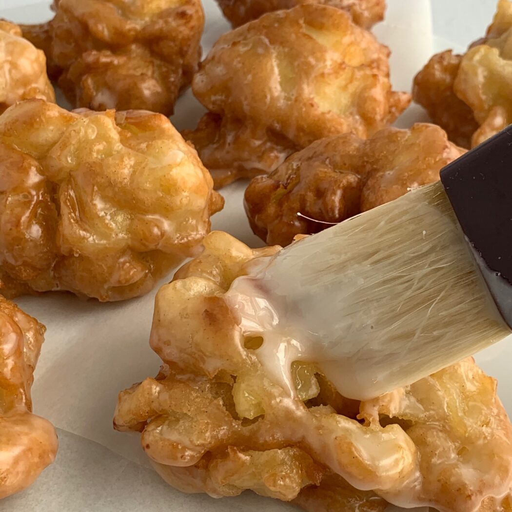 Deep Fried Apple Fritters Eating Gluten and Dairy Free