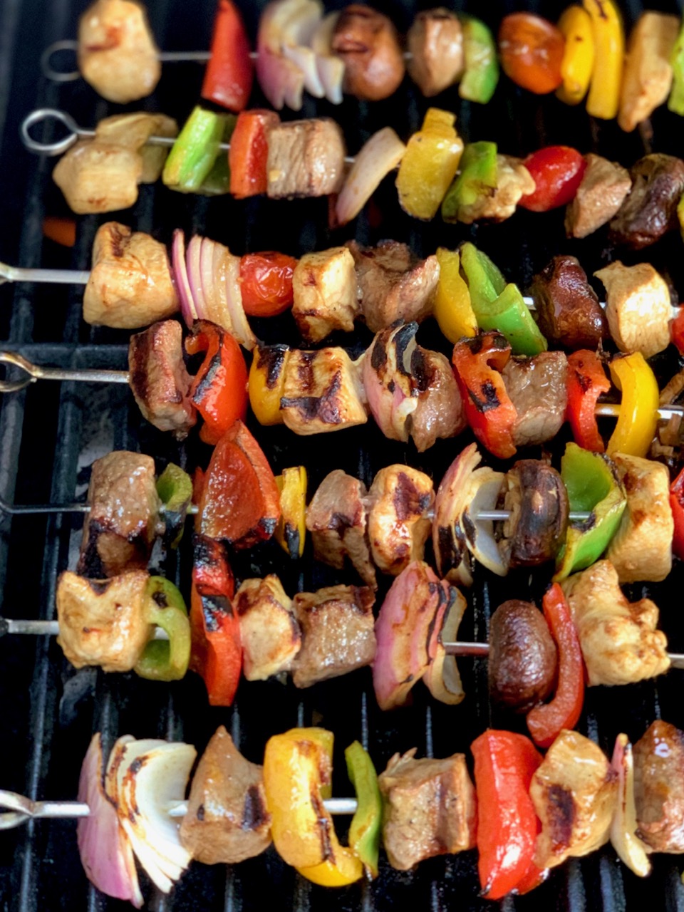 Grilled Shish Kabobs - Eating Gluten and Dairy Free