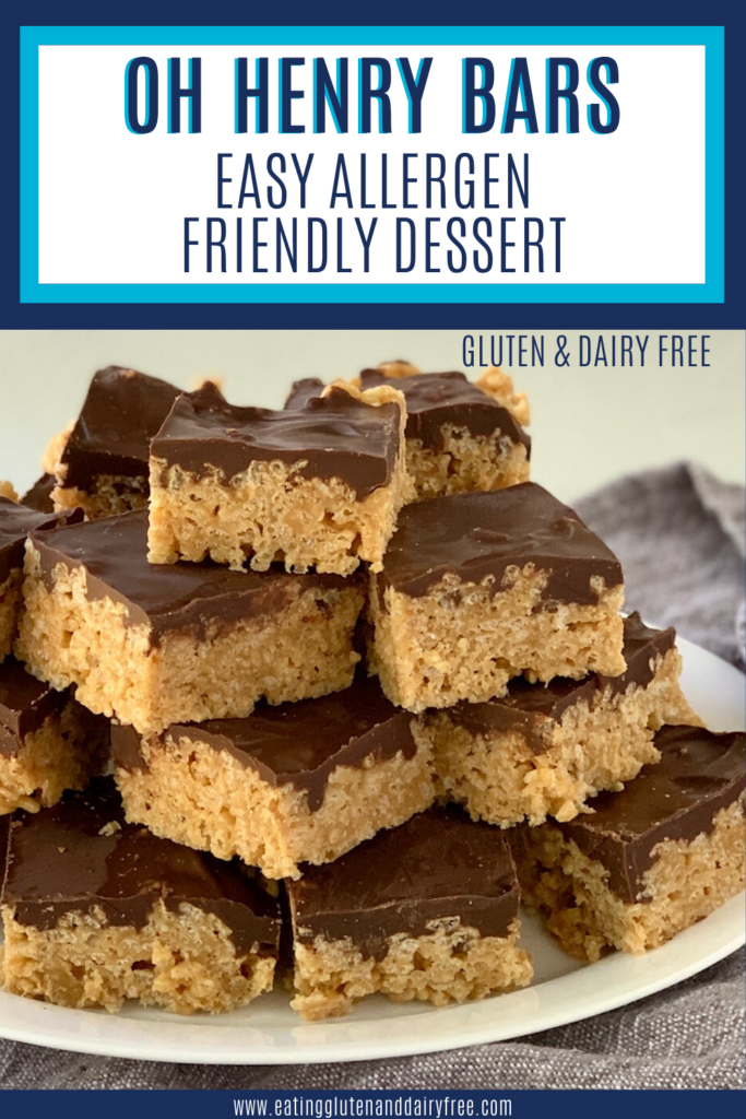 Oh Henry Bars Eating Gluten and Dairy Free