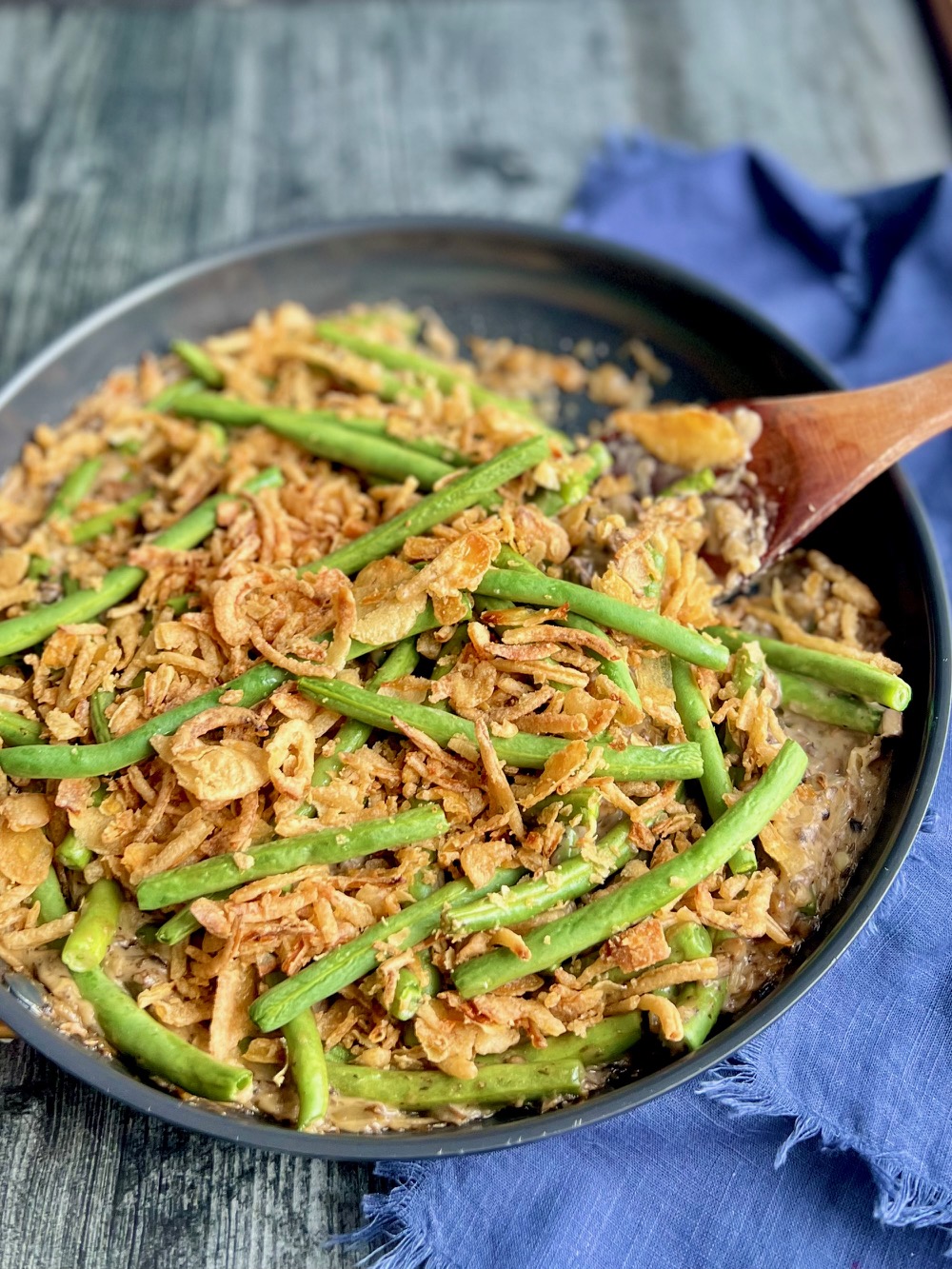 Homemade Green Bean Casserole - Eating Gluten and Dairy Free