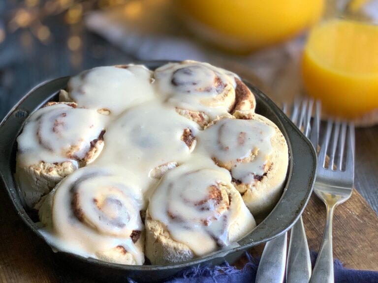 Yeast Free Cinnamon Rolls