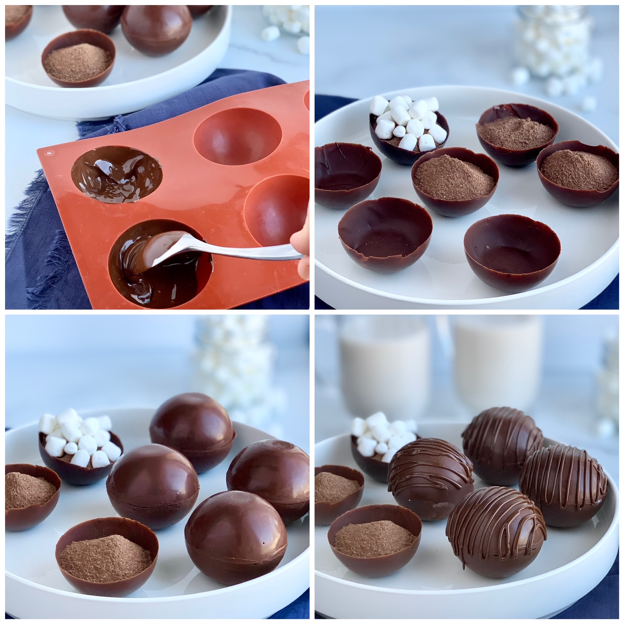 DIY Hot Chocolate Bombs Eating Gluten and Dairy Free