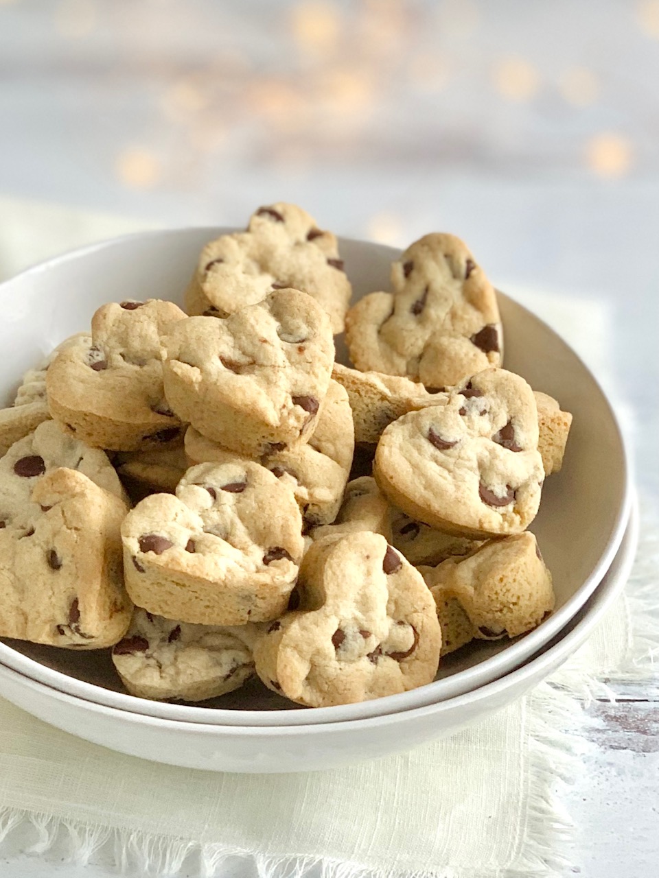 valentines day and chocolate chip cookies