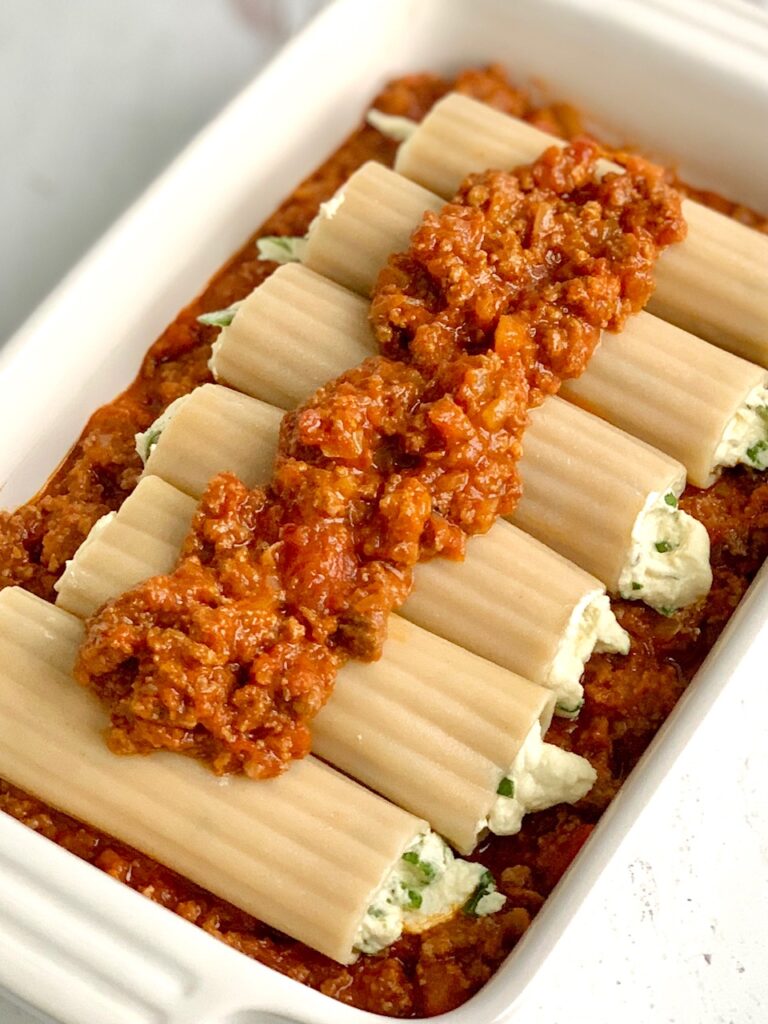 Manicotti - Eating Gluten and Dairy Free