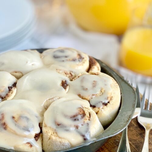 Yeast Free Cinnamon Rolls Eating Gluten and Dairy Free