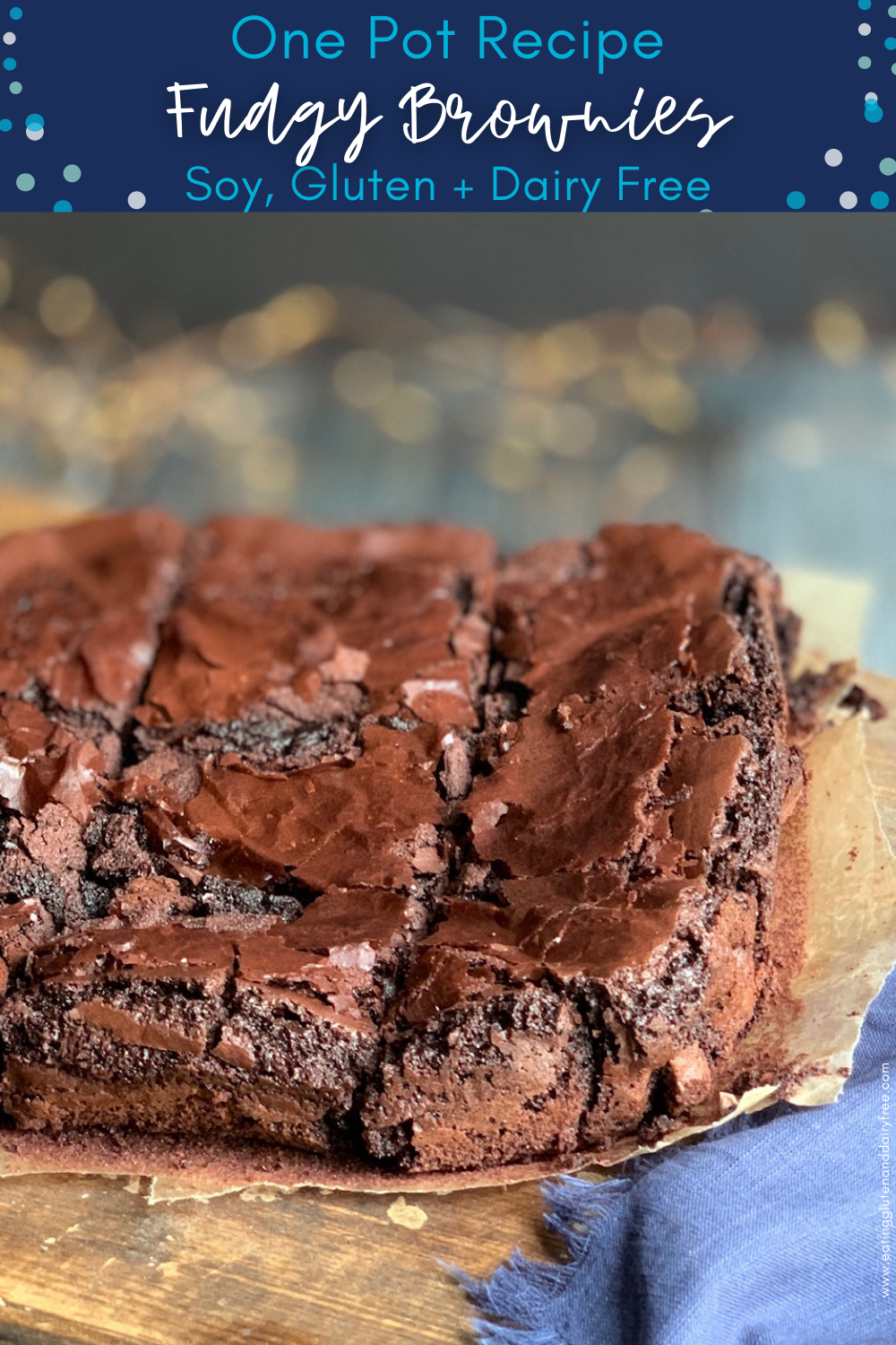 Easy Gluten Free Dairy Free Brownies (soy free too)