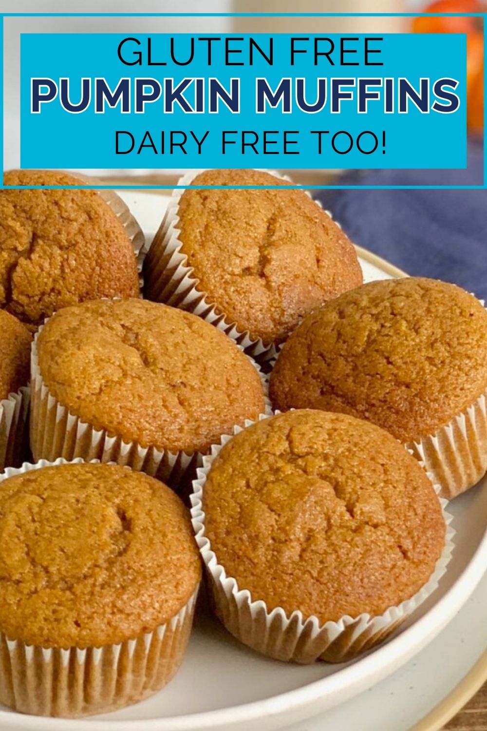 Gluten free muffins in a serving bowl.