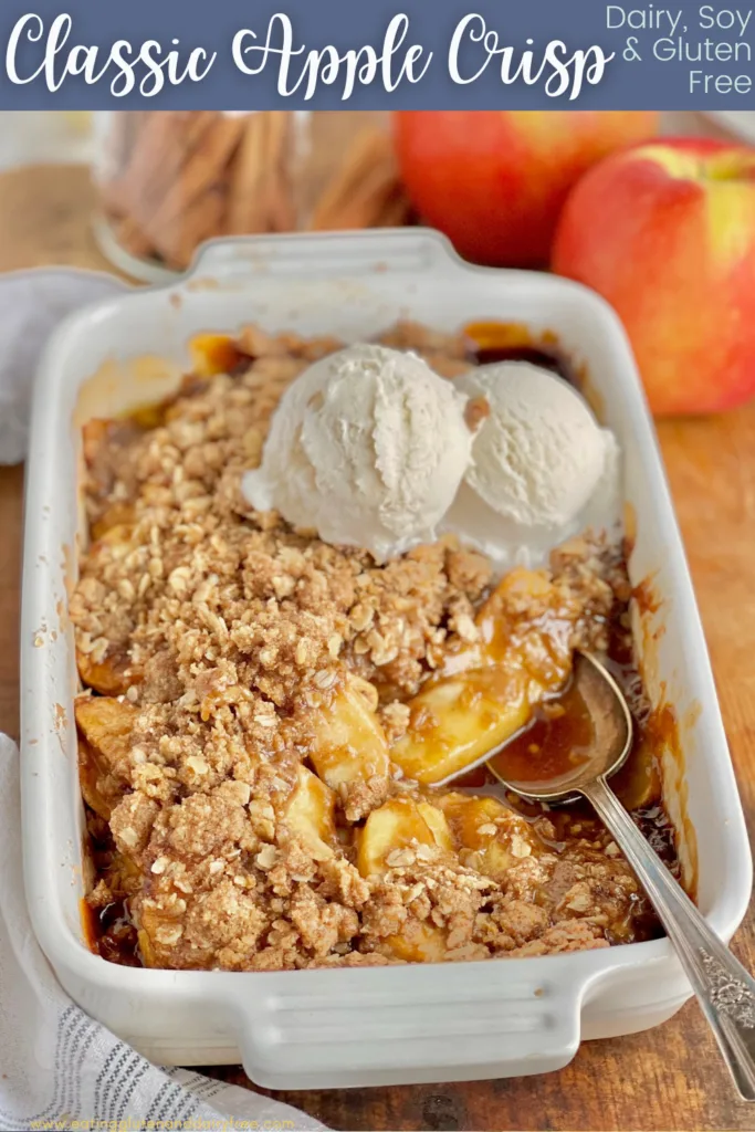 Easy Apple Crisp With Oat Topping (+ Video!) - Boston Girl Bakes