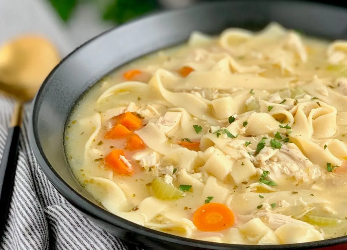 Gluten-Free Chicken Noodle Soup {Dairy-Free} - Mama Knows Gluten Free