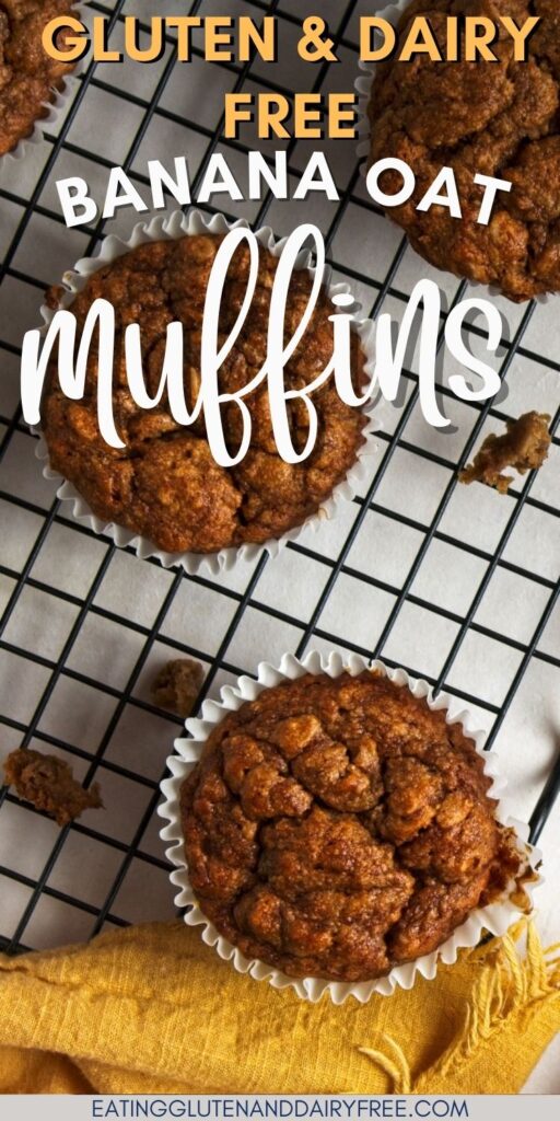 Gluten Free Banana Oat Muffins