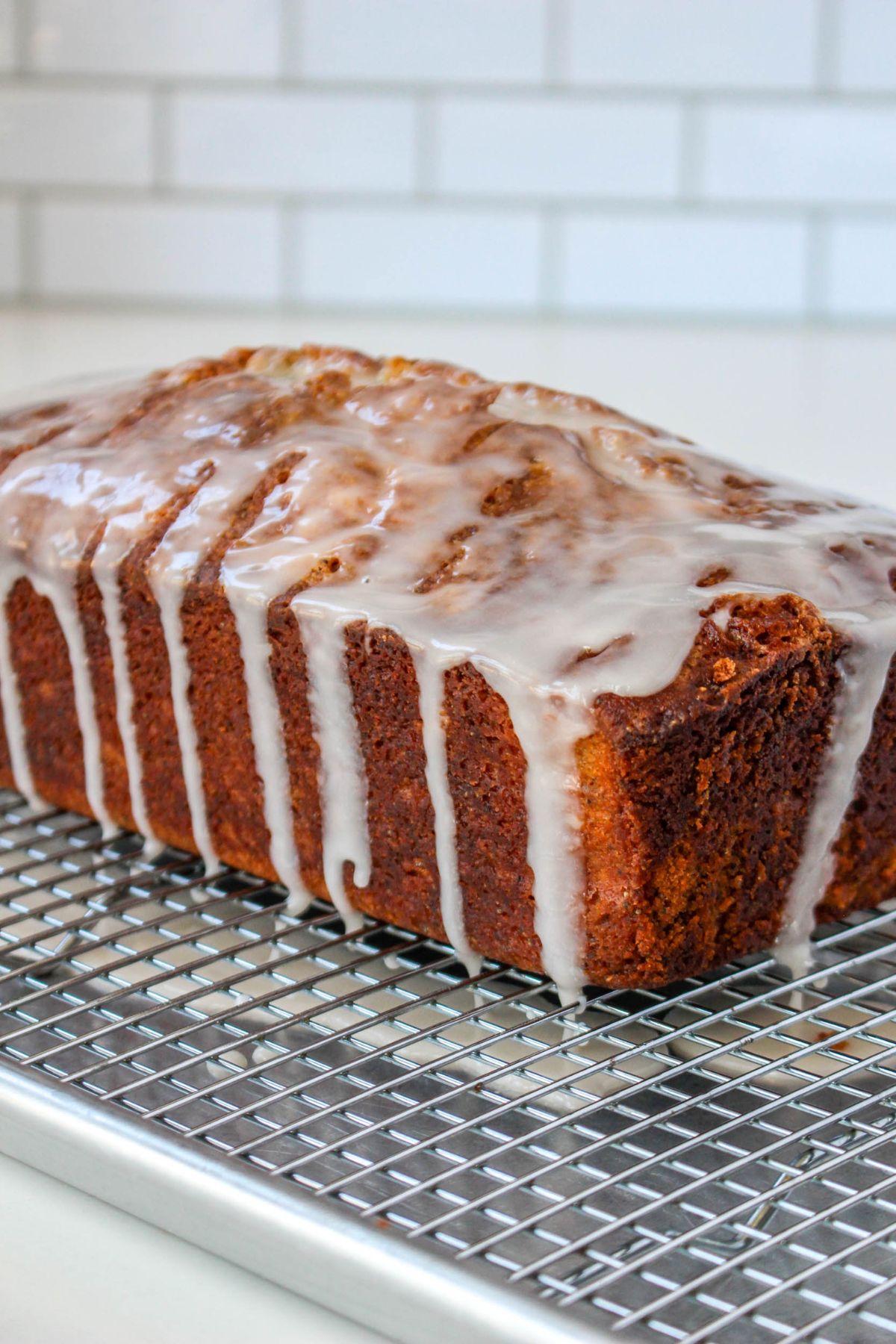 A loaf of grapefruit bread.