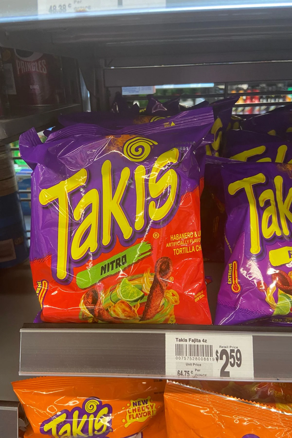 A few bags of Nitro Takis.