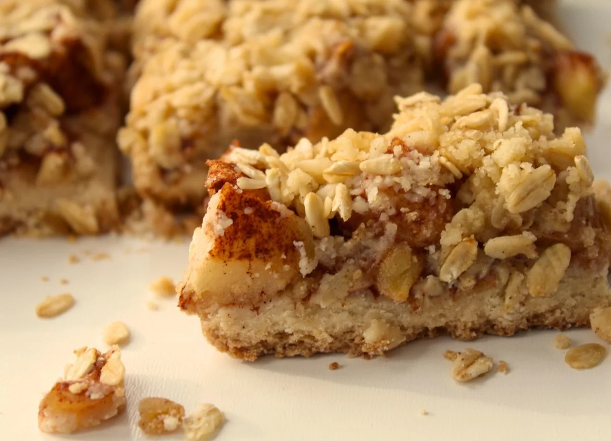 A few Gluten Free Apple Crumble Bars.