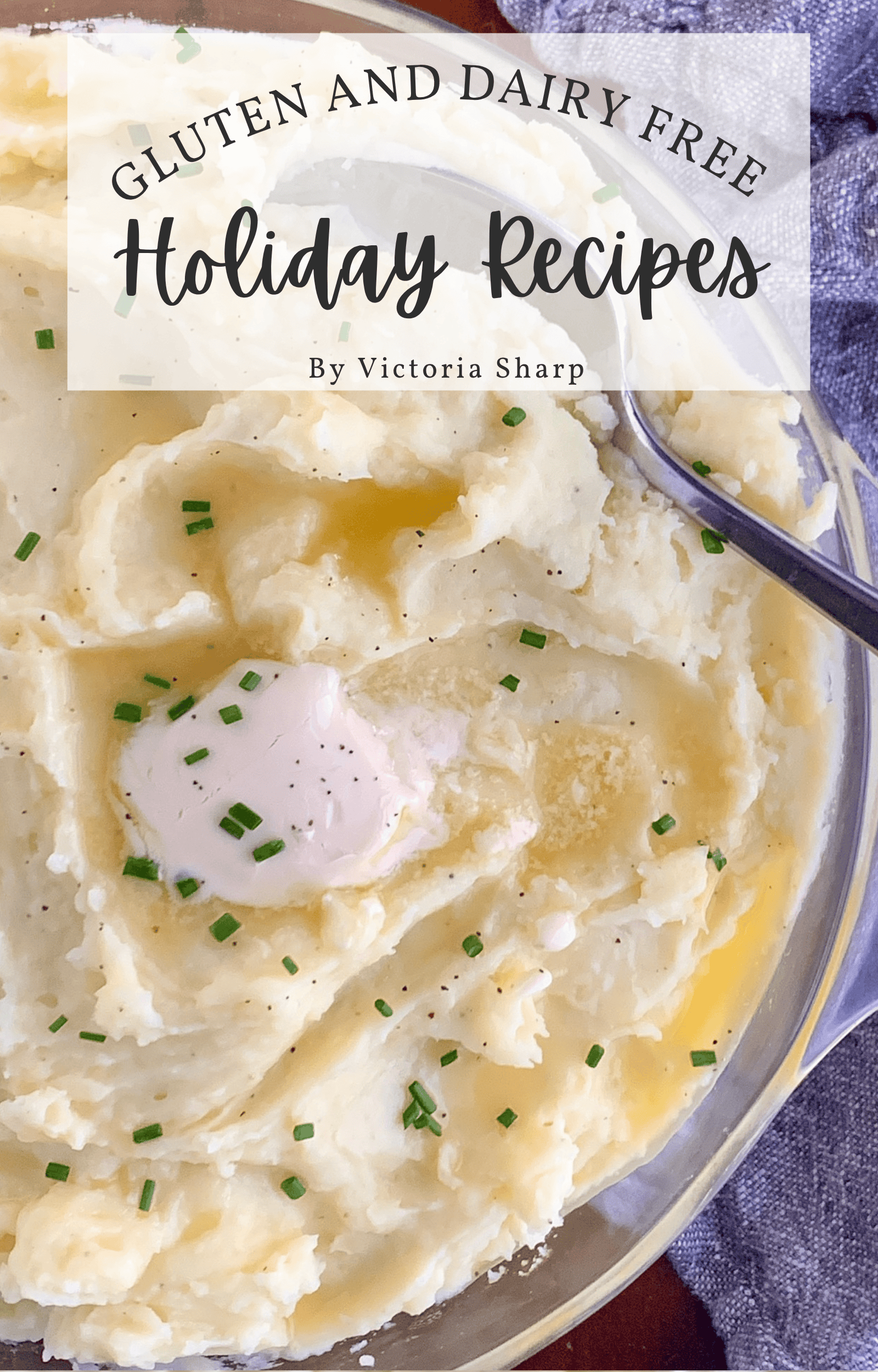 Gluten and dairy free Holiday Recipes cookbook cover